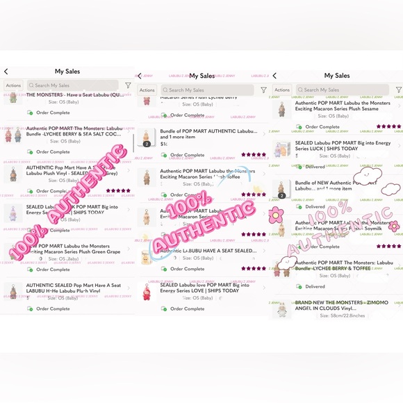 AUTHENTIC SEALED Labubu SERENITY POP MART Big into Energy Series SERENITY - Picture 8 of 8